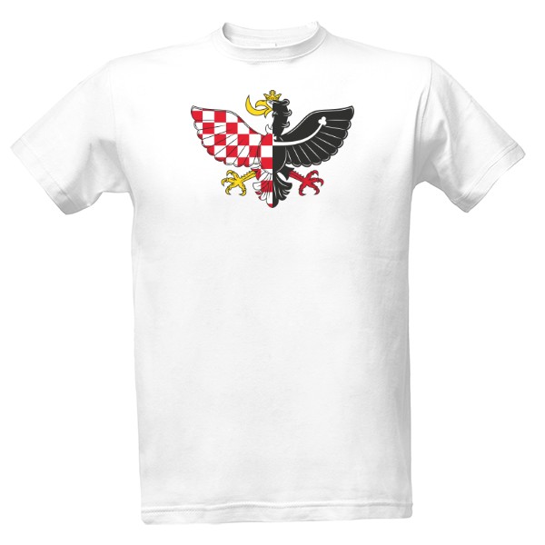 Tričko s potiskem Moravsko-slezská orlice