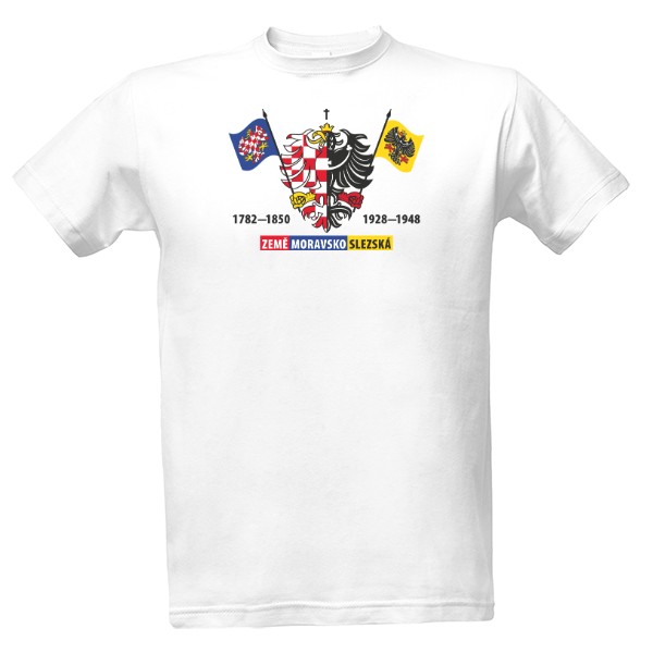 Tričko s potiskem Země Moravskoslezská